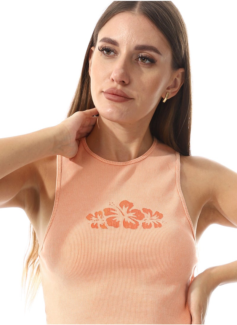 MERCH Top cut with a print on the chest  - Image 4