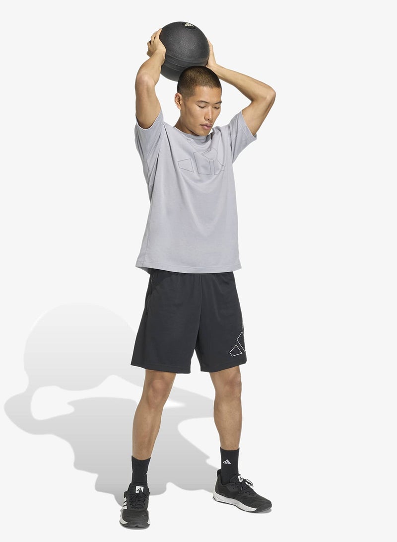 Adidas Workout Essentials Feelready Logo T-Shirt - Image 5