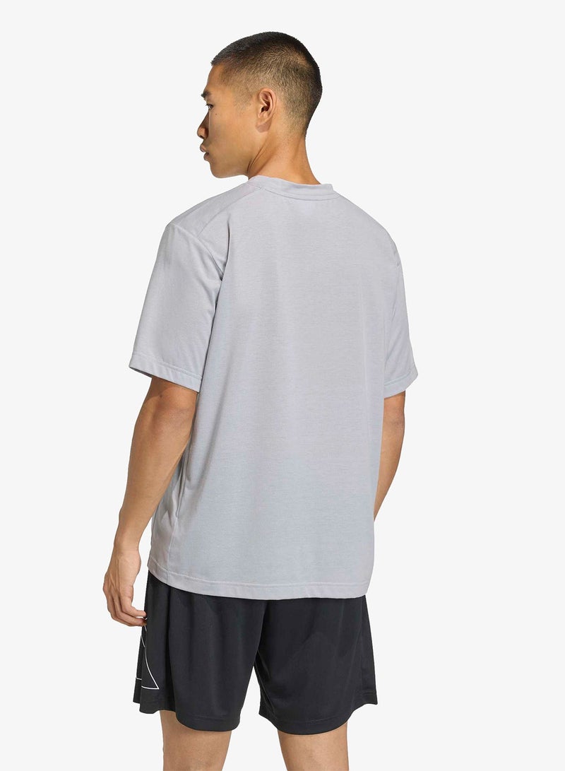 Adidas Workout Essentials Feelready Logo T-Shirt - Image 2