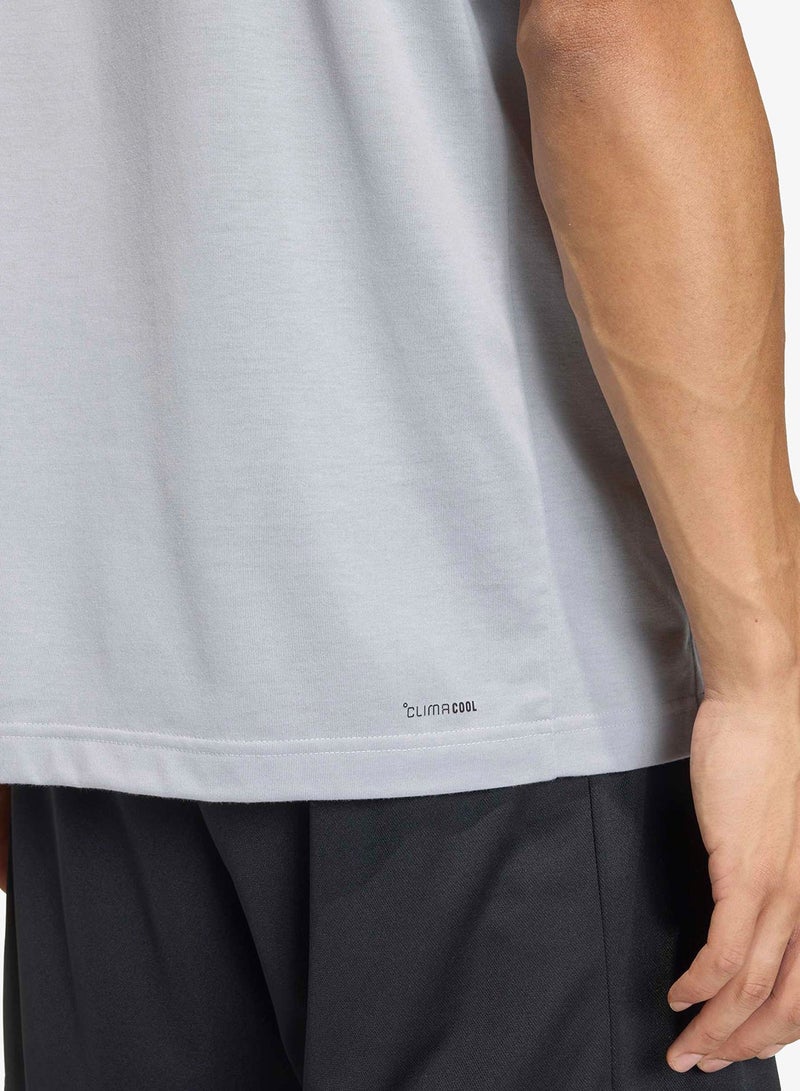 Adidas Workout Essentials Feelready Logo T-Shirt - Image 4