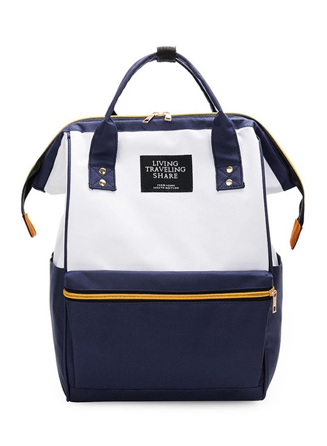 Loquat Zipper Closure Canvas Baby Diaper Bag - Image 1