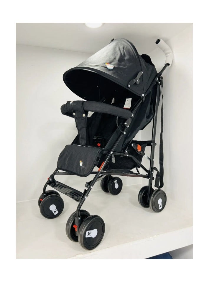 umbrella Z 2 Black Lightweight Compact Stroller – Hypoallergenic and Foldable with Sun Protection - Image 1
