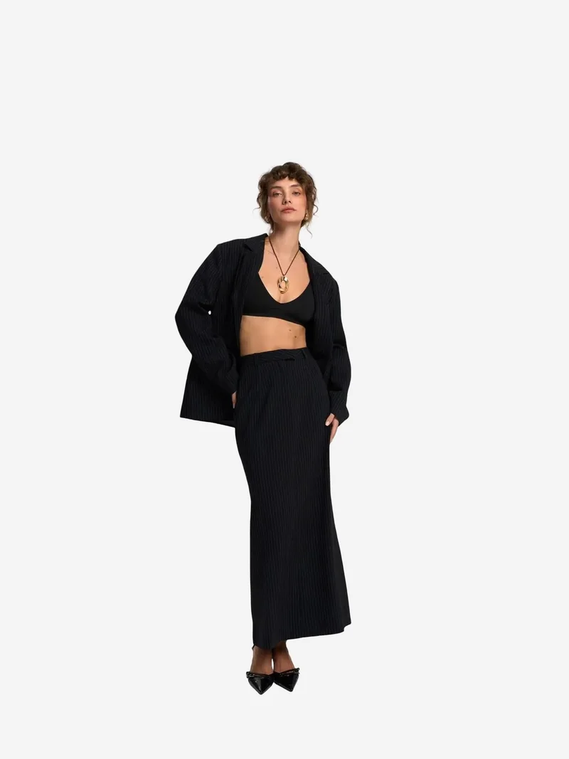ماي كولكشن MAI STUDIOS Bruno Striped Skirt