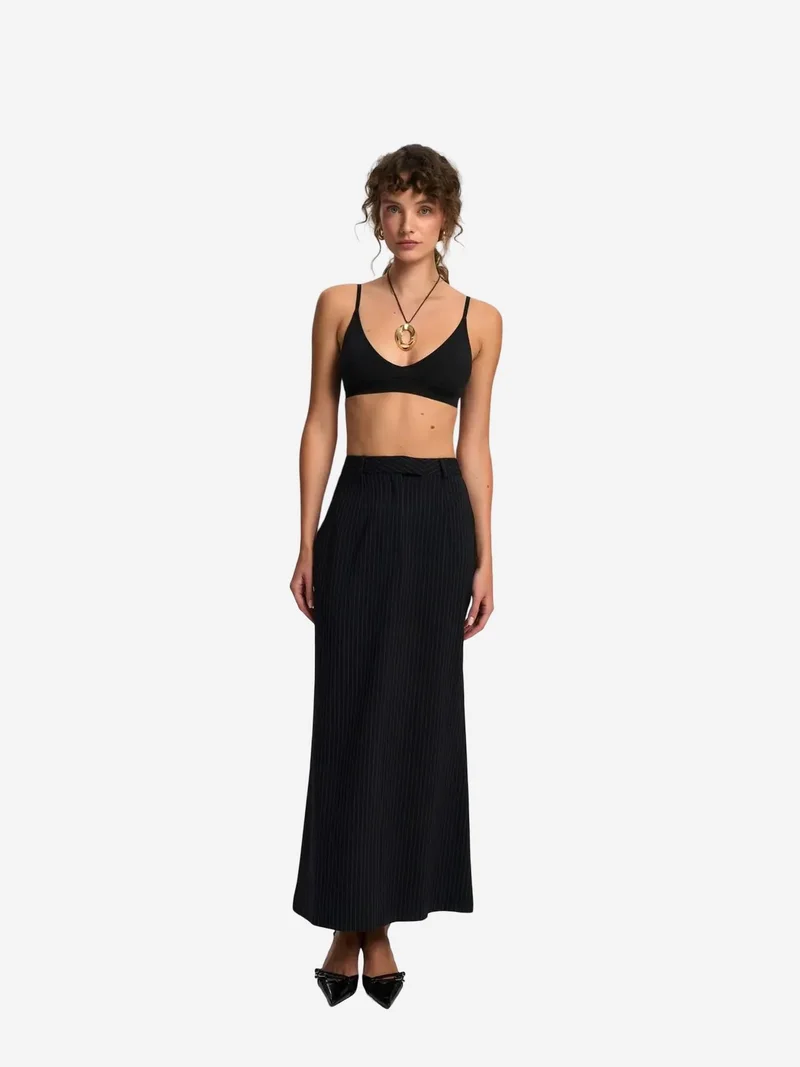 ماي كولكشن MAI STUDIOS Bruno Striped Skirt