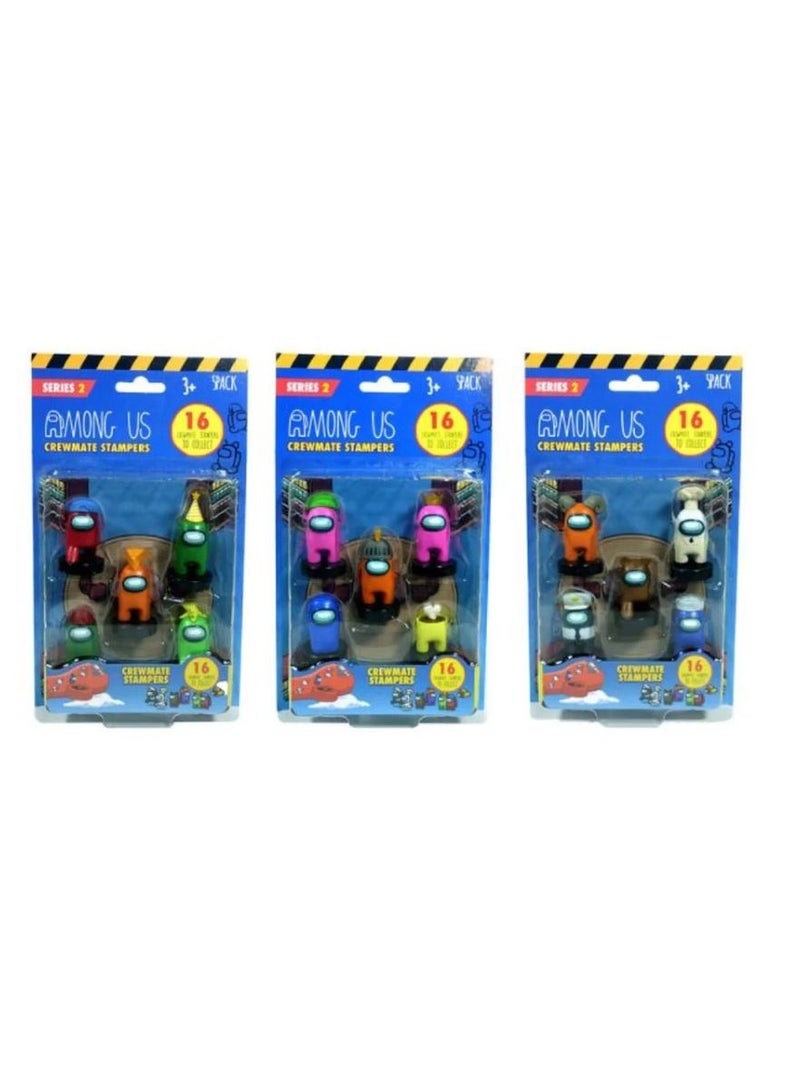 Among Us Crewmate Stampers Blister 5-pack Assorted