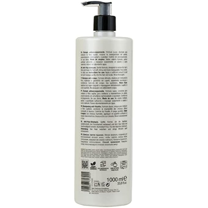 Tahe MIRACLE GOLD ANTI-FRIZZ SHAMPOO WITH KERATIN, ARGAN OIL AND CHAMOMILE EXTRACT, ANTI-FRIZZ MIRACLE, 1000 ML - Image 2
