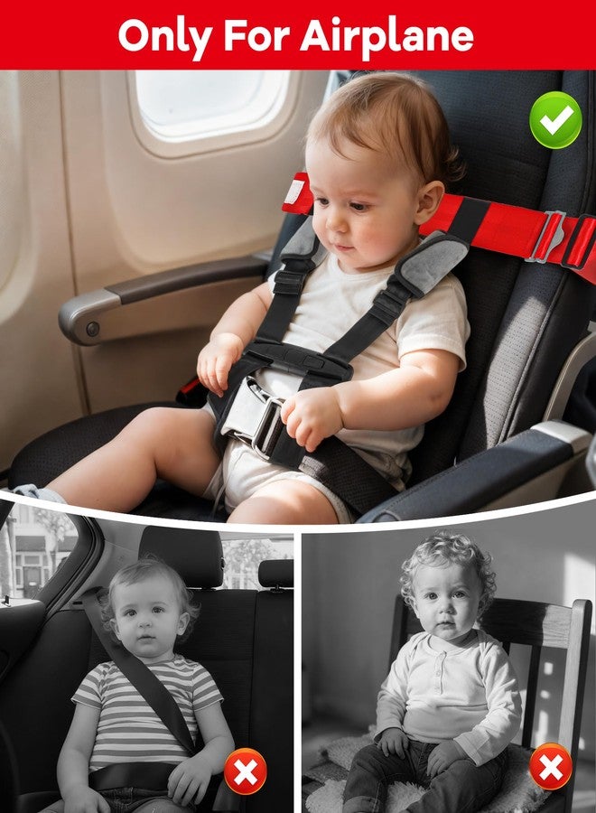 Duythy Airplane Harness for Toddlers with Soft Shoulder Pad Child Airplane Safety Travel Harness for Kids Baby Travel Essentials for Flying with Toddler Must Haves Toddler Plane Essentials - Image 2