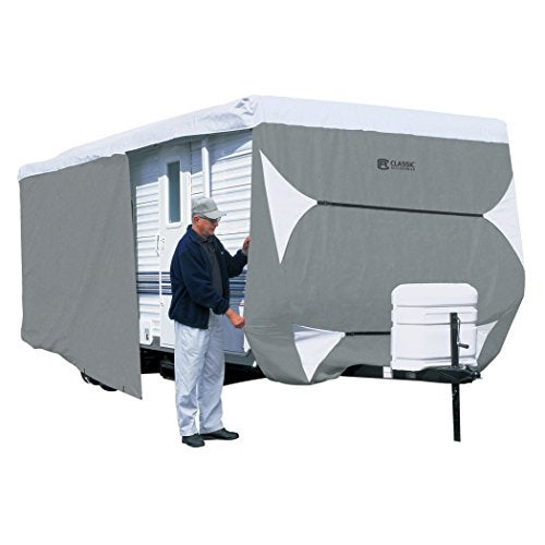 Classic Accessories Over Drive PolyPRO3 Deluxe Travel Trailer/Toy Hauler Cover, Fits 20'-22' RVs, RV Cover, Camper Cover, Travel Trailer Cover - Image 1