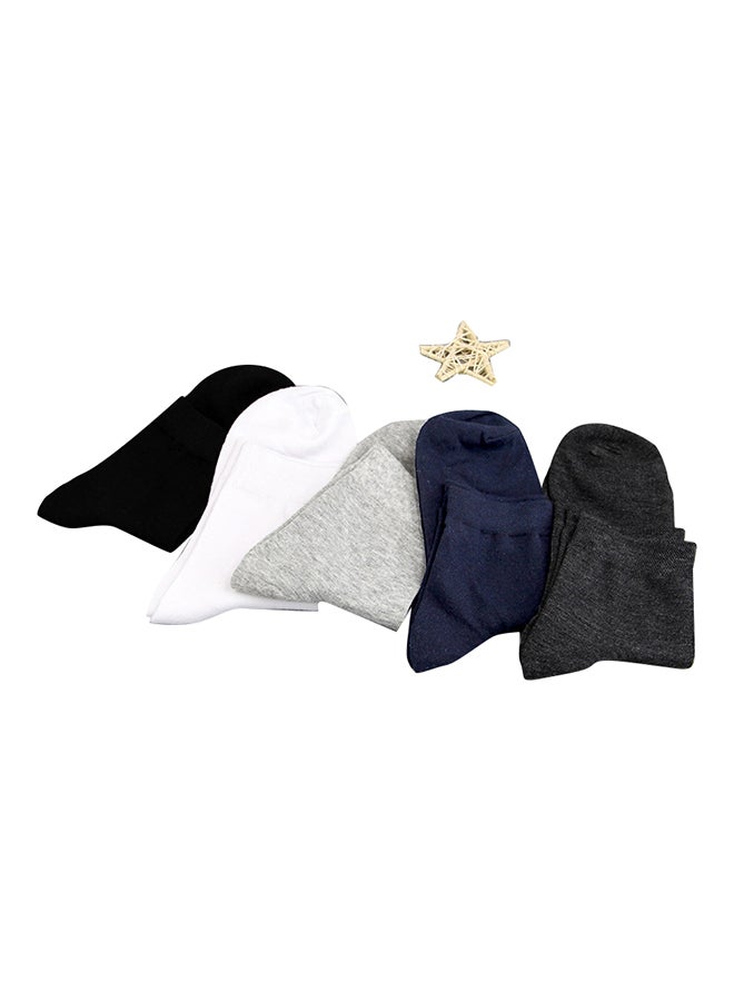 NIBEMINENT 5 Pair Of Ankle Length Socks Multicolour - Image 1
