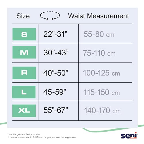 Seni Super Plus Unisex Adult Incontinence Briefs with tabs Size L 4559 25 Count 1 Pack of 25 Heavy to Severe Absorbency Disposable Overnight Brief for Men Women - Image 5