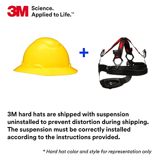 3M Hard Hat SecureFit H-801SFR-UV, White, Non-Vented Full Brim Style Safety Helmet with Uvicator Sensor, 4-Point Pressure Diffusion Ratchet Suspension, ANSI Z87.1 - Image 2
