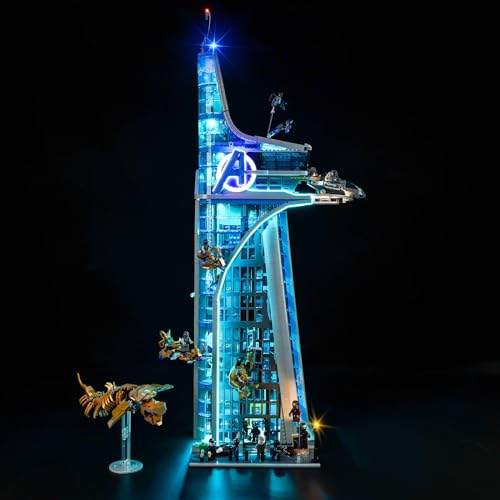Hilighting Upgraded Led Light Kit for Lego Avengers Tower Battle Building Toy Set Compatible with Lego 76269 Model Not Included - Image 1