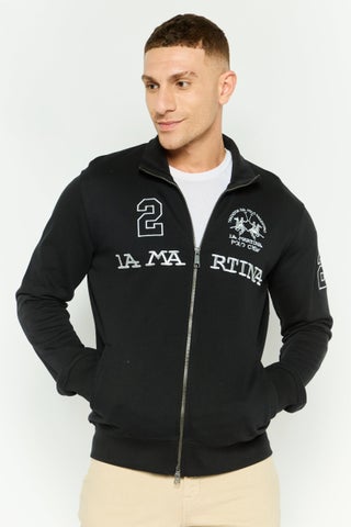 Men High Neck Long Sleeve Embroidered Logo Sweatshirt, Black - pzsku/ZC1DC573713BE4A0F9DEAZ/45/1747056736/cc9d0d52-34cf-4849-84ef-726bbef6d66c