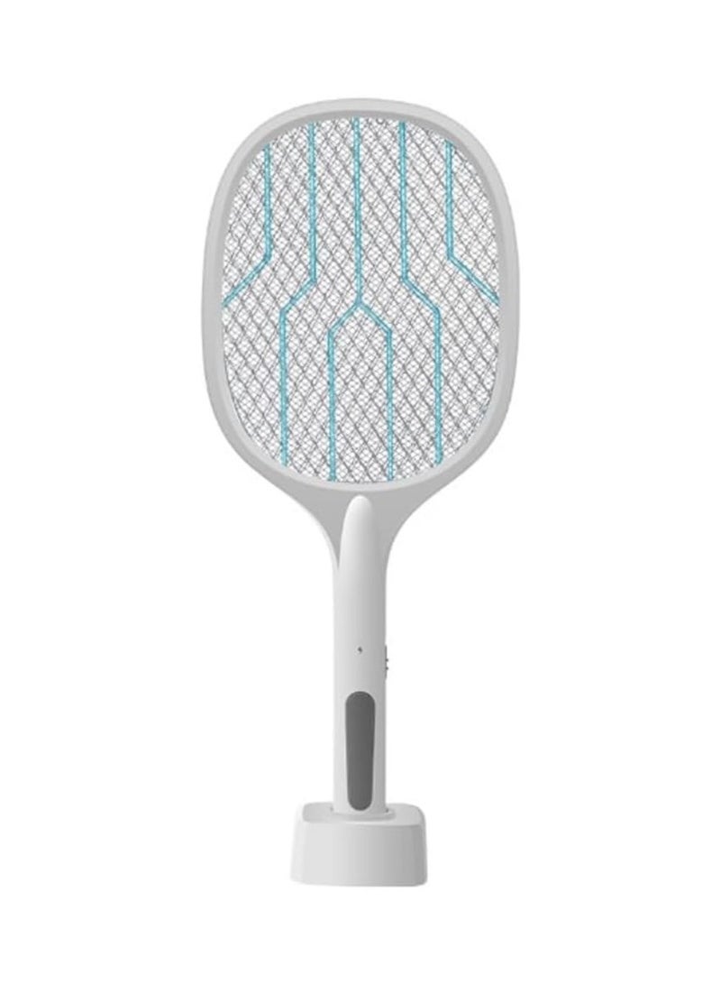 Yuwell 2 In 1 Electric Fly Swatter Mosquito Killer Bat Mosquitoes Lamp Racket Pest Killer USB Rechargeable Bug Zapper With Grid 3-Layer Mesh Insect Killer Electric Fly Trap For Home And Outdoor Pest Control - Image 1