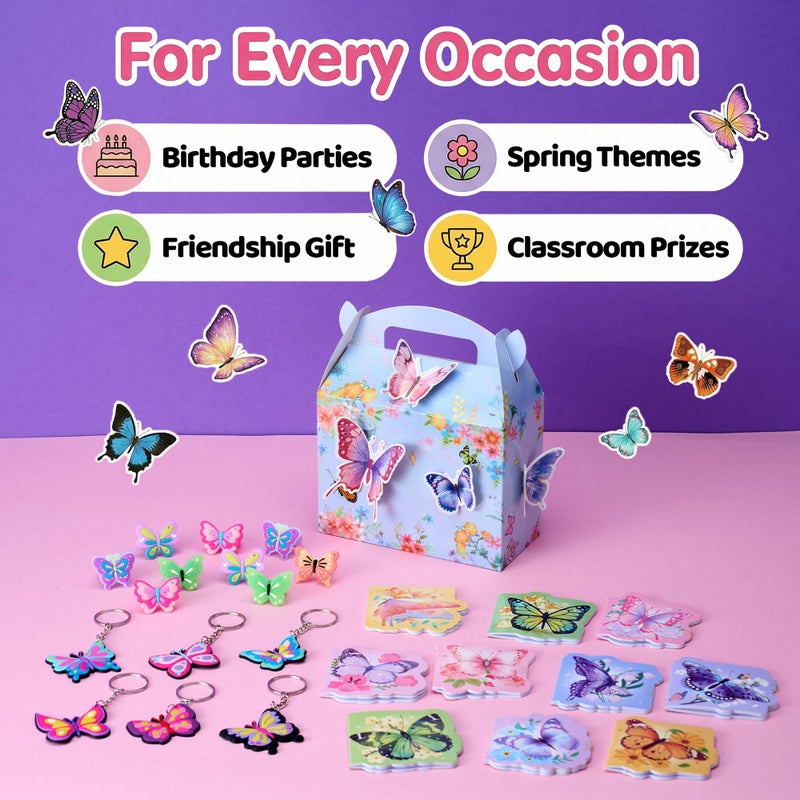 DMIGHT Butterfly Party Favors Fairy Birthday Party Supplies for Girls Kid Toy Gift Prize Goodie Bag Stuffer Butterfly Decorations Party Favors - Image 5