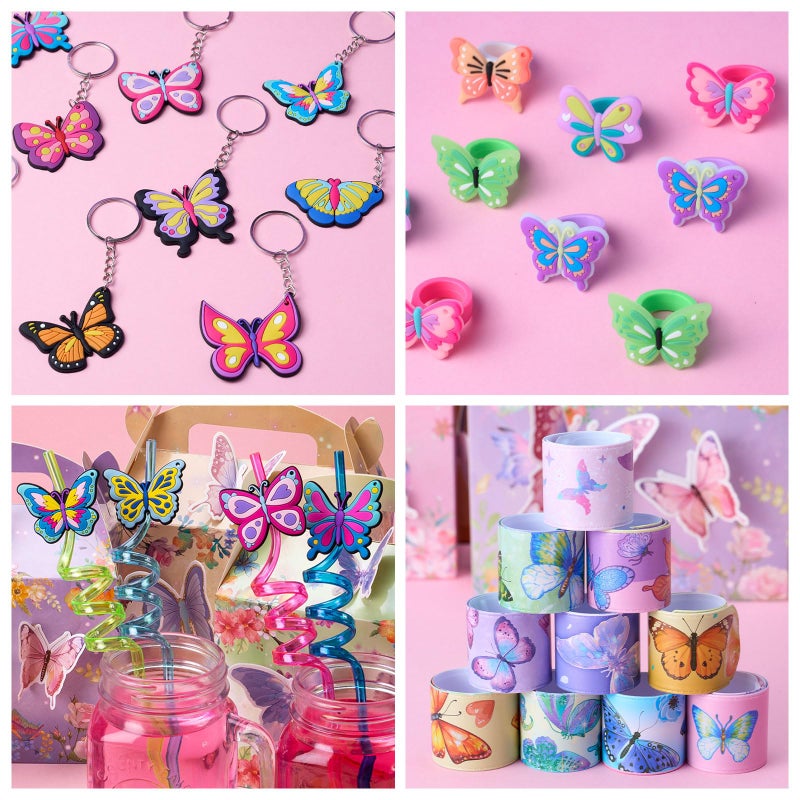 DMIGHT Butterfly Party Favors Fairy Birthday Party Supplies for Girls Kid Toy Gift Prize Goodie Bag Stuffer Butterfly Decorations Party Favors - Image 4