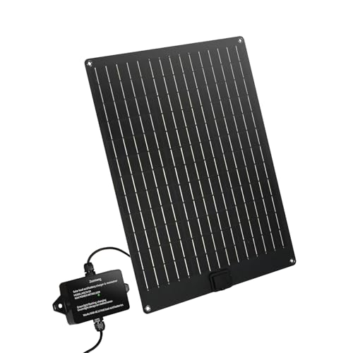 Zuomeng 20W Solar Battery Maintainer Trickle Charger MPPT Pulse Tech Solar Panel Kit 12V LeadAcid Battery Charger Weatherproof for Car Boat Dump Trailer Outdoor Use - Image 1