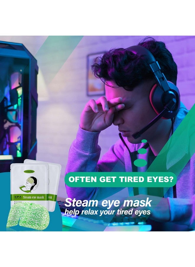 ProCIV 16 Packs Steam Eye Mask Hot Auto Heated Eye Masks Relaxing Gifts For Women Soothing Eye Fatigue Warm Eye Compress Sleep Mask For Dry Eyes Disposable Eye Mask For Travel Essentials Fathers Day Gift - Image 4