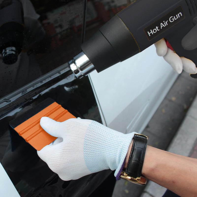 Spanno Tools Spanno Heat Gun for Vinyl Wrap, Car Flim Installation Tools Car Window Tinting Tool Kit Include Heat Gun, Squeegees, Vinyl Cutter and Gloves - Image 2