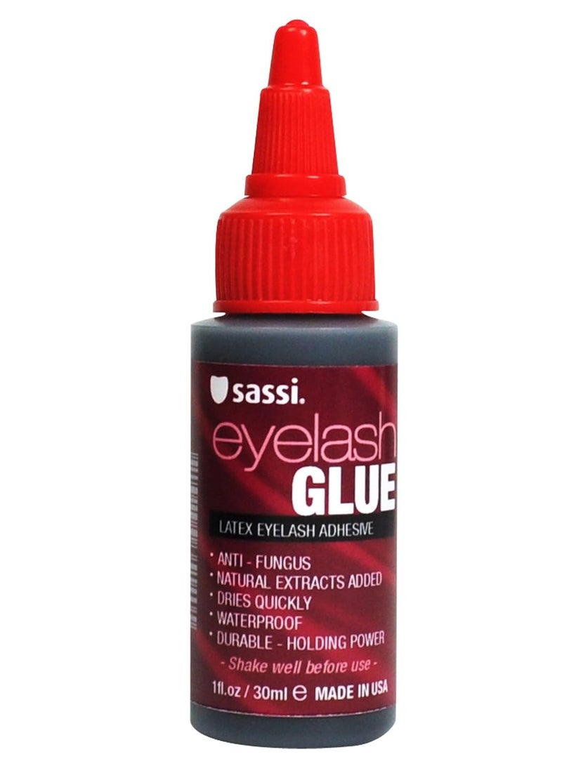 Sassi Sassi Eyelash Glue 1oz (Dark) Production Date shown on Bottle