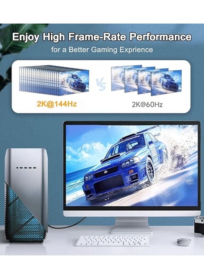 Mini DisplayPort to DisplayPort Cable – 4K Ready, High-Speed Data Transmission - Image 2