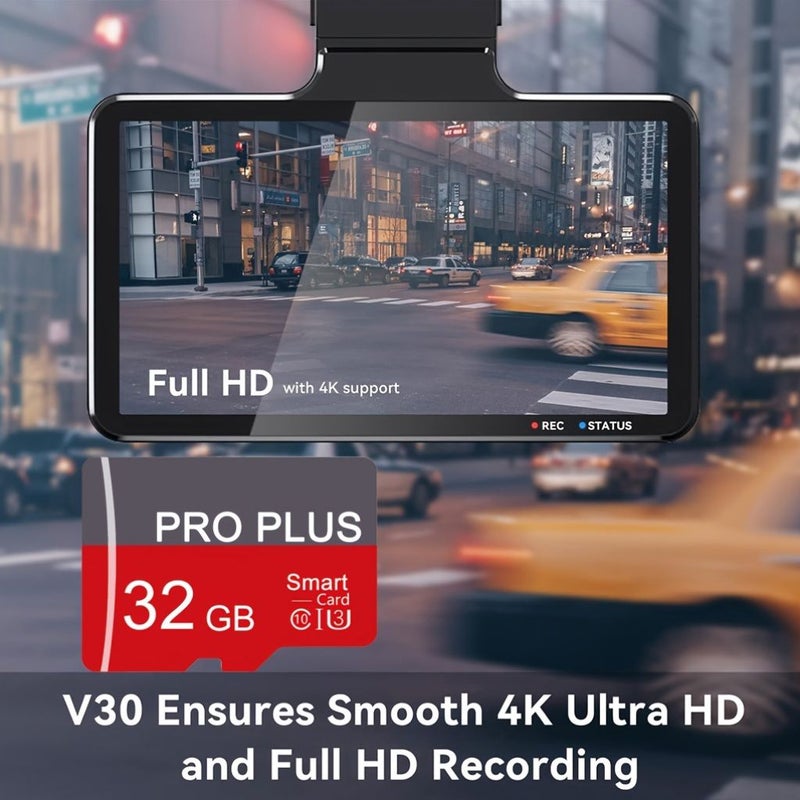 بطاقة ذاكرة سعة 4 جيجابايت، الفئة 10 UHS-I، A1، تدعم فيديو 4K فائق الوضوح، مع قارئ بطاقات USB ومحوّل، للهواتف الذكية والأجهزة اللوحية والكاميرات وأجهزة الألعاب وأنظمة صوت السيارات والتخزين الأمني - Image 3