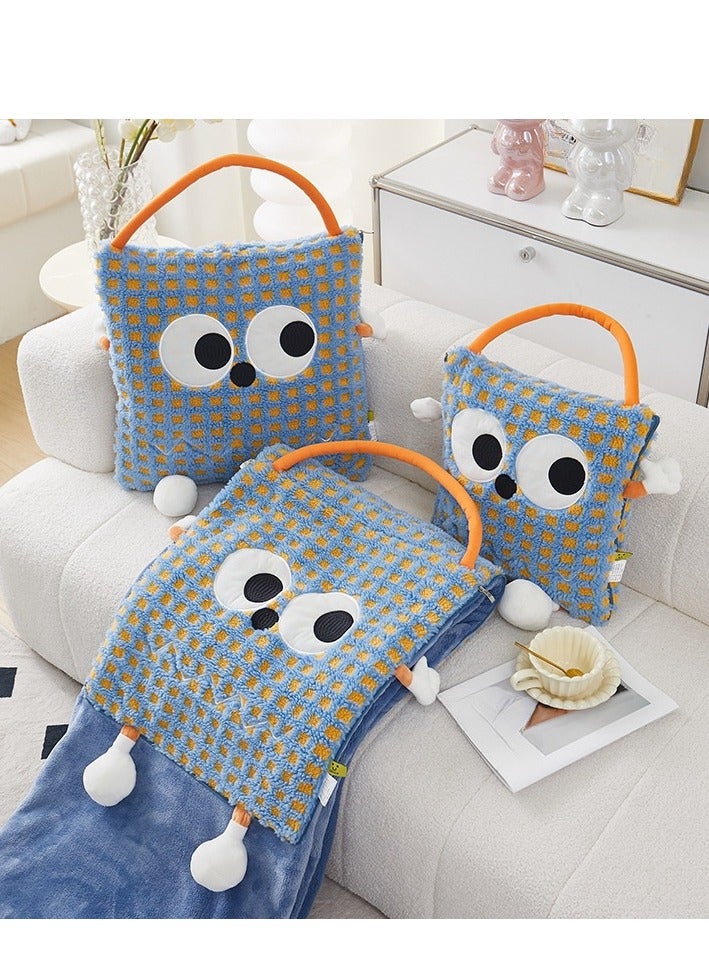 Pillow And Blanket Can Be Used For Both Car And Sofa Cushions, Suitable For Travel, Airplanes, Trains, Beds, Offices, And Rest  - Image 3