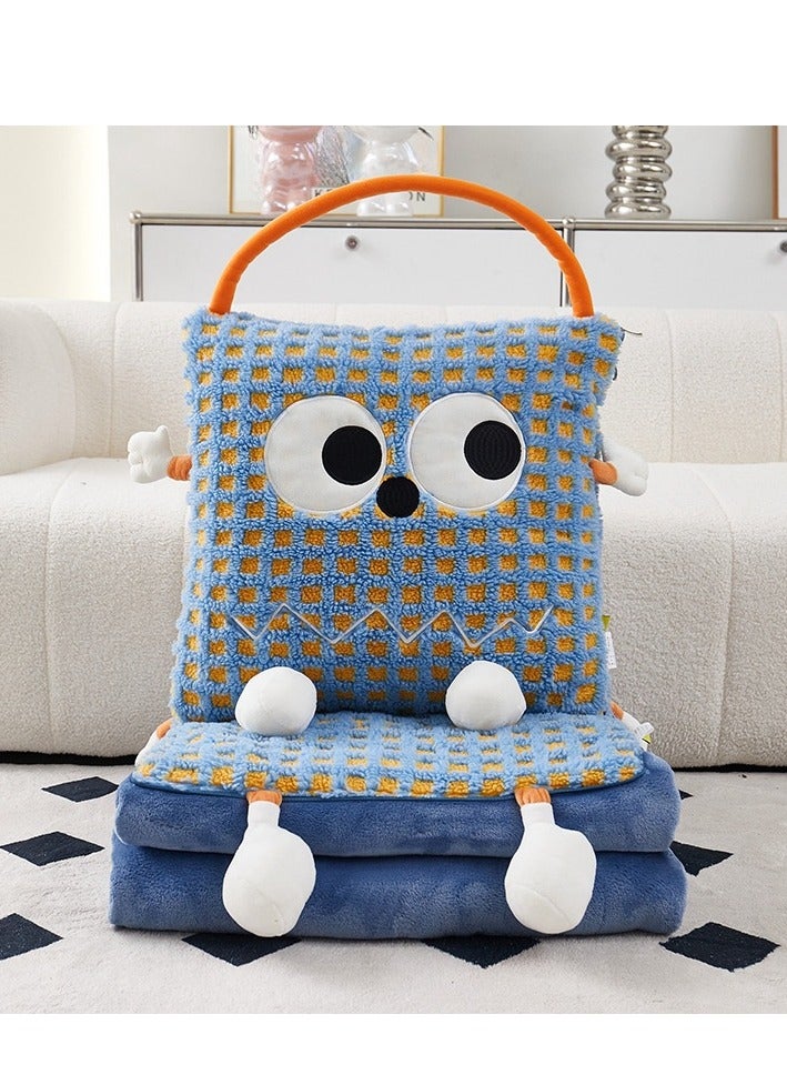 Pillow And Blanket Can Be Used For Both Car And Sofa Cushions, Suitable For Travel, Airplanes, Trains, Beds, Offices, And Rest  - Image 4