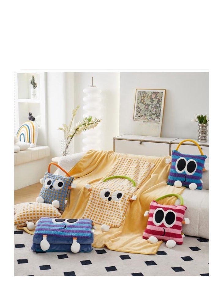 Pillow And Blanket Can Be Used For Both Car And Sofa Cushions, Suitable For Travel, Airplanes, Trains, Beds, Offices, And Rest  - Image 5