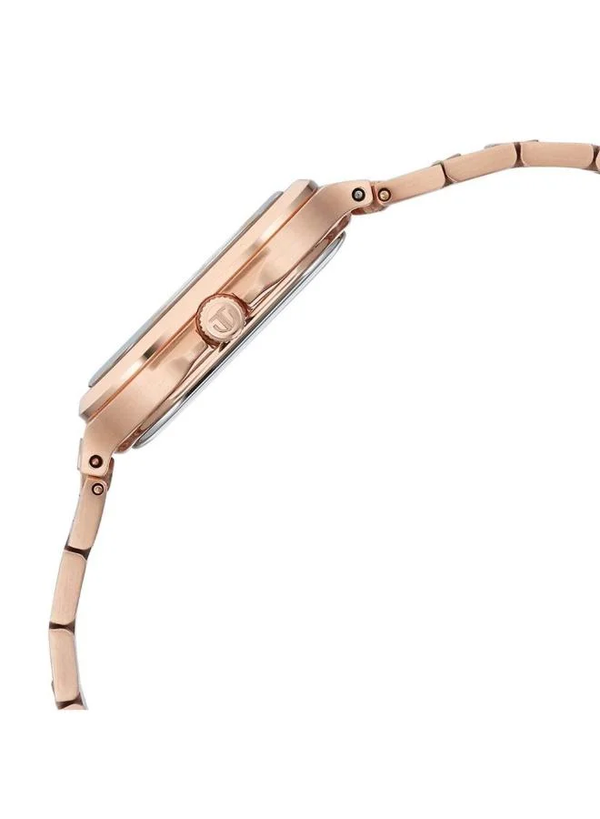 TITAN Women Analog Display Watch With Rose Gold Stainless Steel Strap - 95291WM01
