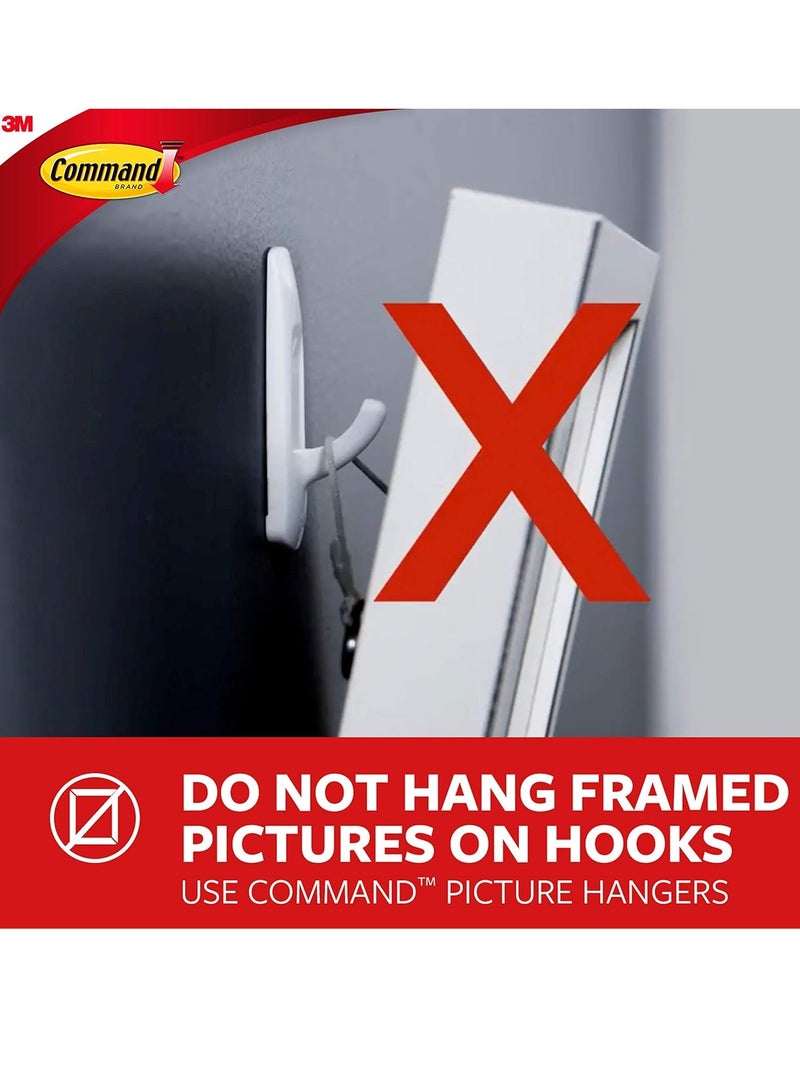 Command Command Outdoor Medium Terrace Hooks, Black, 3 lb Capacity, Water-Resistant Strips, 2-Hooks, 4-Strips, Decorate Damage-Free - Image 5