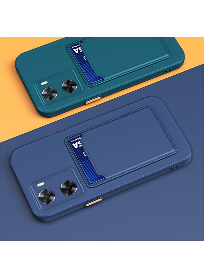 إيروريكس جراب لهاتف vivo Y02s مصنوع من جلد البولي يوريثان الحراري بلون متباين وأزرار - Image 3