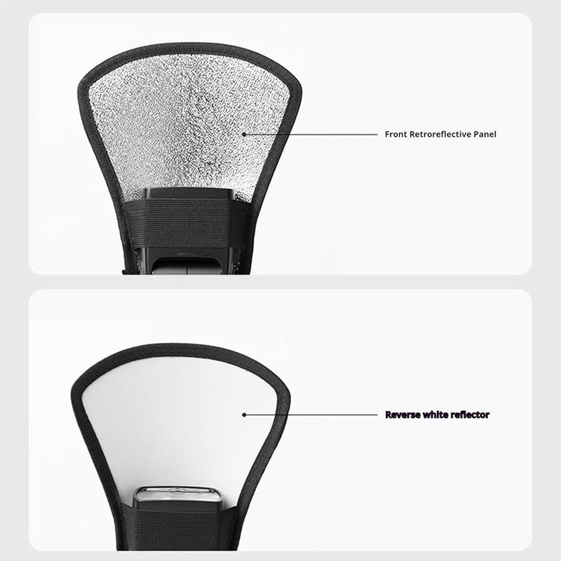Flexible Bounce Reflector with Elastic Strap for Camera Flash Photography - Image 5