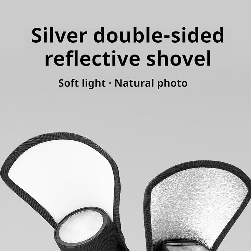 Flexible Bounce Reflector with Elastic Strap for Camera Flash Photography - Image 3