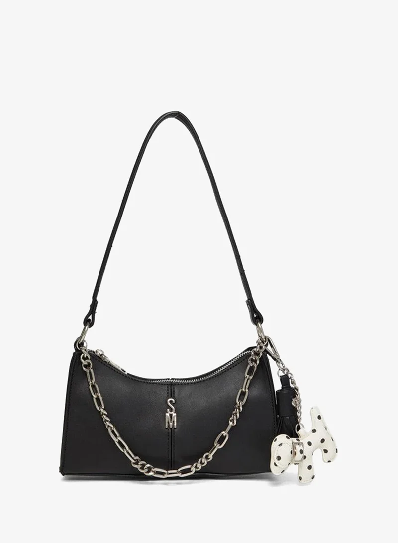 Bmika Smooth Black Women's Shoulder Bag
