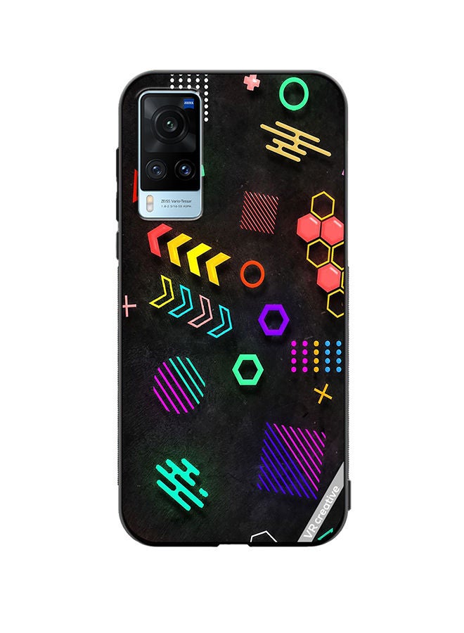 VR CREATIVE Protective Case Cover For Vivo X60 Multiple Shapes Design Multicolour - Image 1