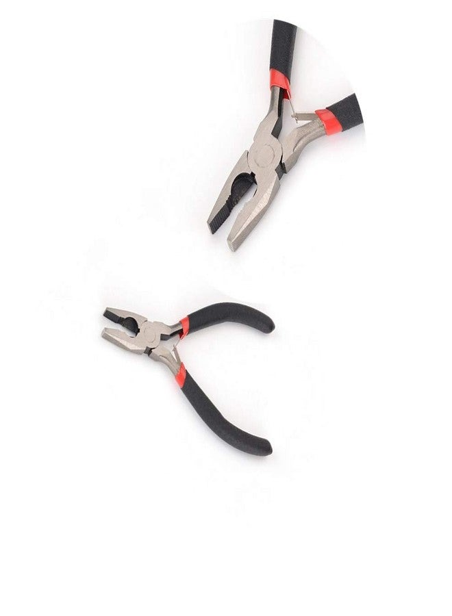 FLZOSPER Mini Combination Pliers，4.5-inch CR-V Multifunction Precision Pliers Stripper Hand Jewellery Making Tool Beading Wire Pliers - Image 2