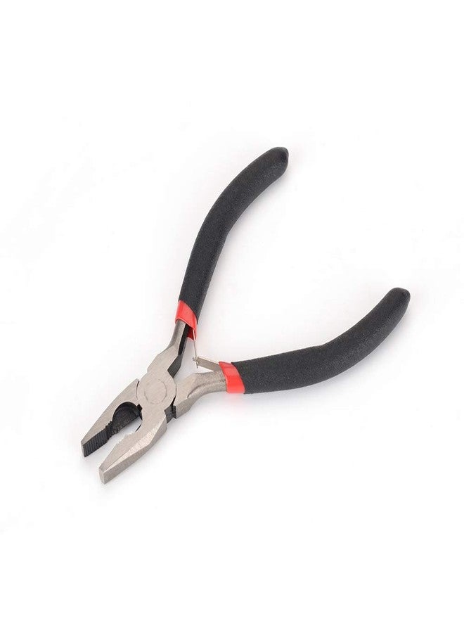 FLZOSPER Mini Combination Pliers，4.5-inch CR-V Multifunction Precision Pliers Stripper Hand Jewellery Making Tool Beading Wire Pliers - Image 1