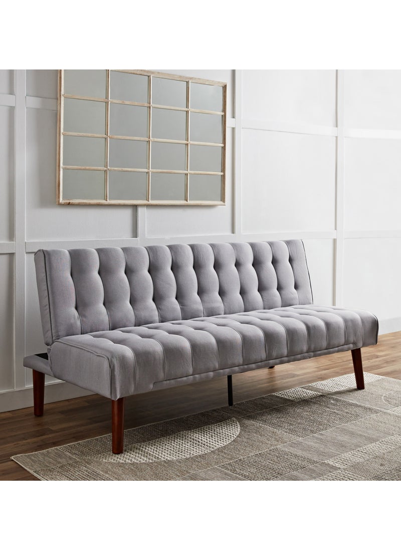 Home Box Gibson 3-Seater Grey Fabric Sofa Bed 86 x 85 x 178 cm  - Image 1