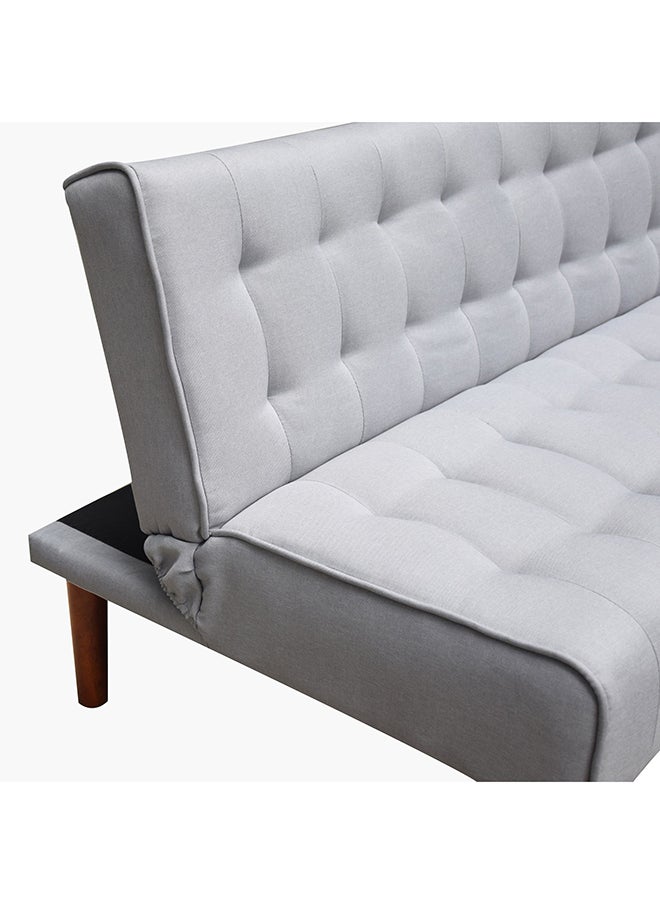 Home Box Gibson 3-Seater Grey Fabric Sofa Bed 86 x 85 x 178 cm  - Image 5