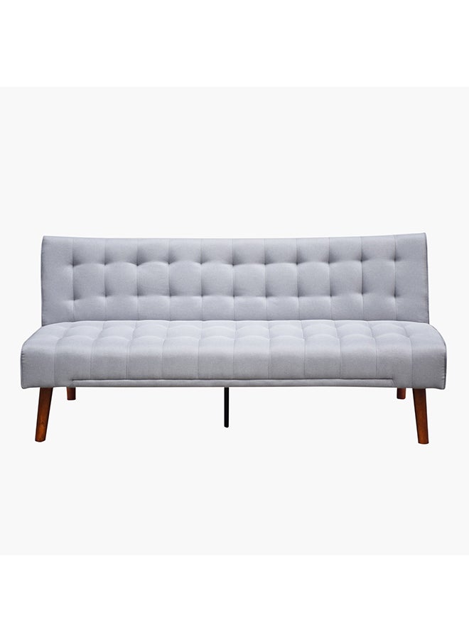 Home Box Gibson 3-Seater Grey Fabric Sofa Bed 86 x 85 x 178 cm  - Image 3
