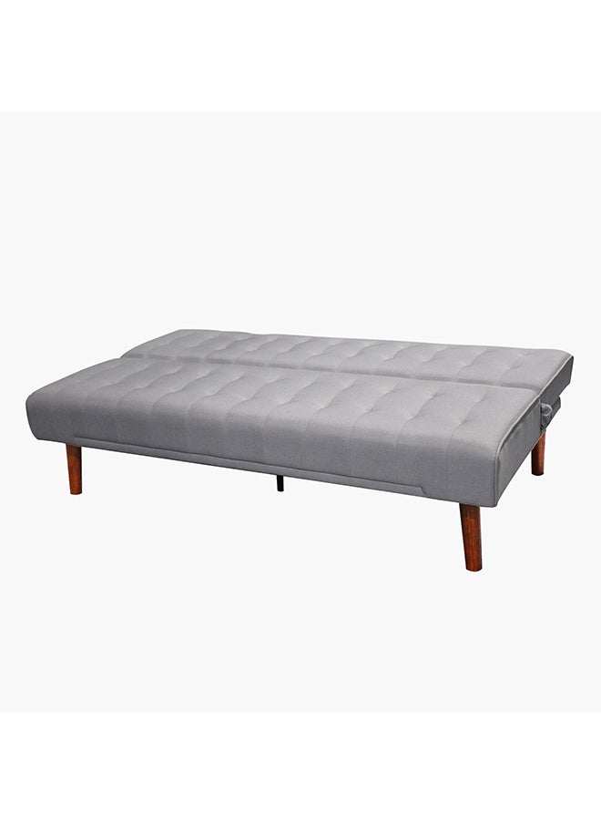 Home Box Gibson 3-Seater Grey Fabric Sofa Bed 86 x 85 x 178 cm  - Image 4