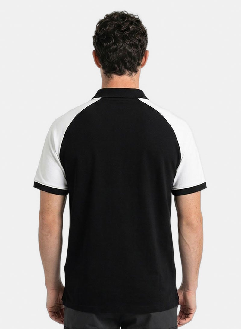 Ravin Men'S Raglan Contrast Sleeve Polo Shirt - Image 2