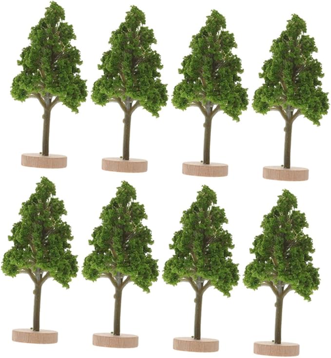 Miniature Plastic Trees For DIY Crafts Ornaments Size 6X3X3 CM - Image 1