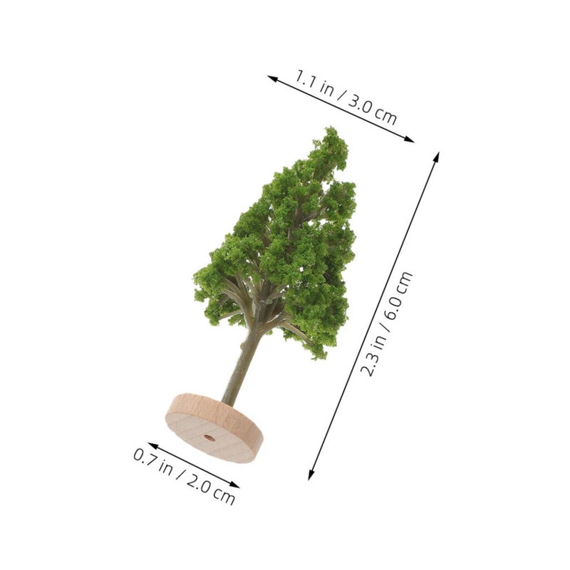 Miniature Plastic Trees For DIY Crafts Ornaments Size 6X3X3 CM - Image 3