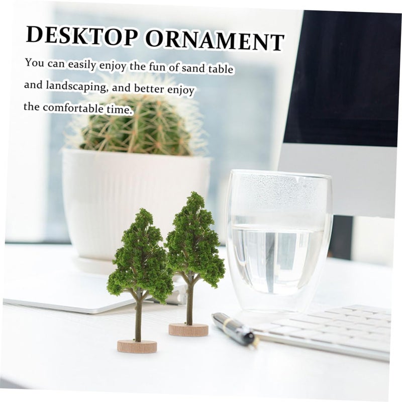 Miniature Plastic Trees For DIY Crafts Ornaments Size 6X3X3 CM - Image 4