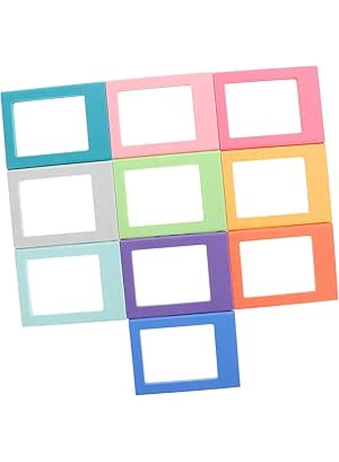 10 Magnetic Photo Frame Stickers Fridge Decorative Holders for Kitchen Office Home Wall Notes - Image 1
