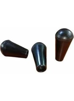 GK MART 6mm female inside thread bakelite black Full tapered handle knobs 5 Nos 