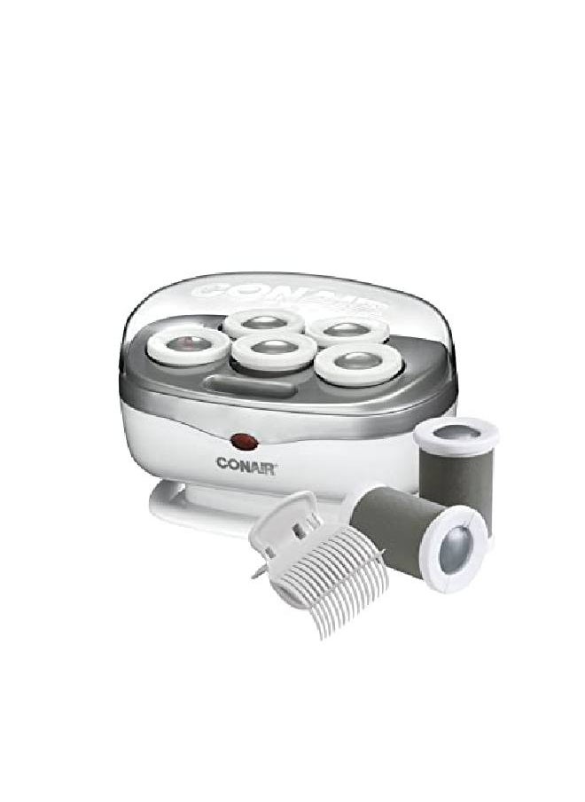 CONAIR - Instant Heat Travel 1.5Inch Hot Rollers White 5 Count - Image 1