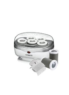 Instant Heat Travel 1.5Inch Hot Rollers White 5 Count